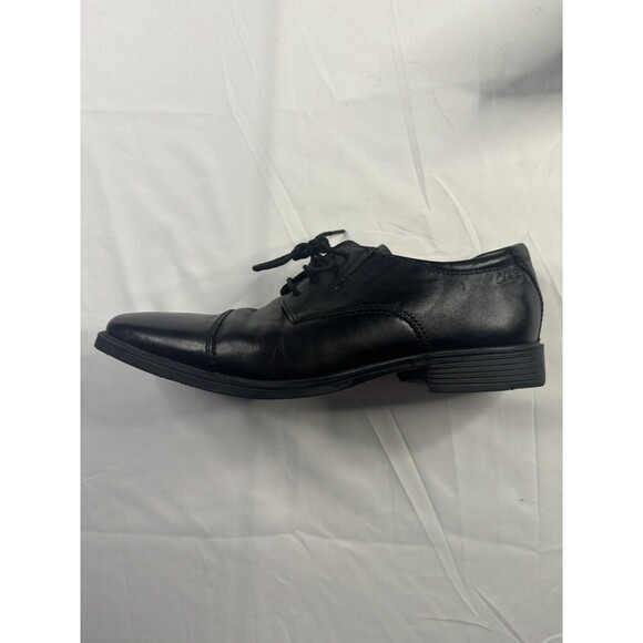Clark’s Collection Black Dress Shoes Oxford Cap Toe Soft Cushion 9.5 Leather main image 6